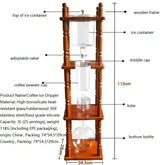 Liying Cold Brew Coffee Tower Slow Drip Japanese Cold Brew Maker 3000ml Cold Brew Drip Ice Coffee Tower